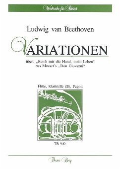 Cover Variationen über Reich mir die Hand mein Leben aus Don Giovanni für Flöte, Klarinette und Fagott Stimmen