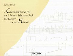 Cover 7 Choralbearbeitungen nach J.S. Bach für Klavier zu 4 Händen (7 Bände im Schuber SY2751-2757)