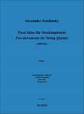 2 Sätze für Streichquintett für 2 Violinen, 2 Violen und Violoncello Stimmen