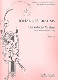 Liebeslieder-Walzer op.52 für gem Chor und Klavier zu 4 Händen Partitur