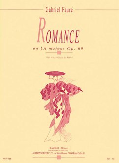 Cover Romance la majeur op.69 pour violoncelle et piano