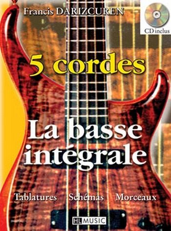 DARIZCUREN Francis La basse intégrale ŕ 5 cordes guitare basse Partition + CD