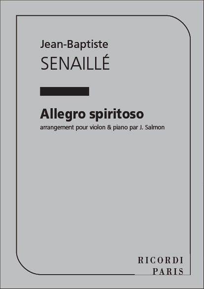 Allegro spiritoso for violin and piano