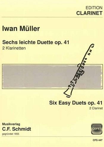 6 leichte Duette op.41 für 2 Klarinetten Stimmen