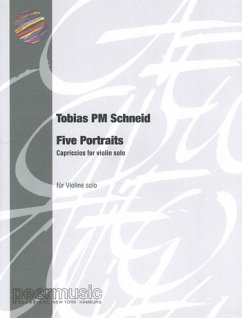 Cover 5 Portraits for violin solo