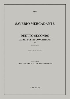 Duetto secondo dai 6 duetti concertanti per 2 flauti, partitura