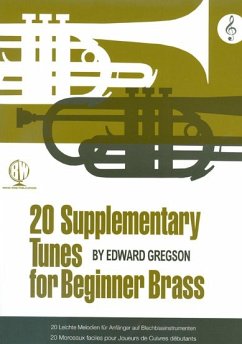 Cover Edward Gregson, 20 Supplementary Tunes For Beginner Brass Eb Horn Buch