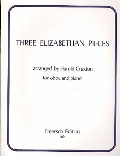 Cover 3 Elizabethan Pieces for oboe and piano