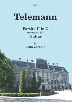 Cover Partita in G Major no.2 for guitar