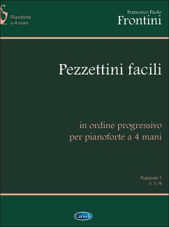 Cover Pezzettini facili vol.1 per pianoforte a 4 mani, partitura