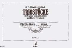 Triostücke für 2 Blockflöten (SA) und Klavier