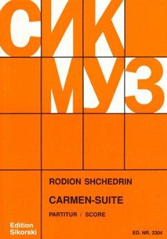 Cover Carmen-Suite für Orchester Studienpartitur