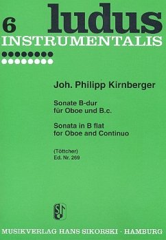 Cover Sonate B-Dur für Oboe und Bc