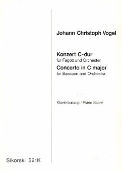 Cover Konzert C-Dur für Fagott und Orchester für Fagott und Klavier