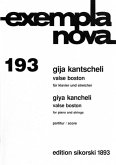 Valse Boston für Klavier und Streicher Partitur Valse Boston für Klavier und Streicher Partitur
