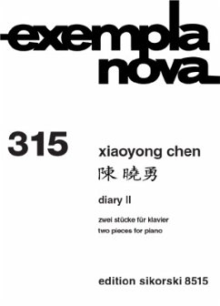 Cover Diary 2 2 Stücke für Klavier