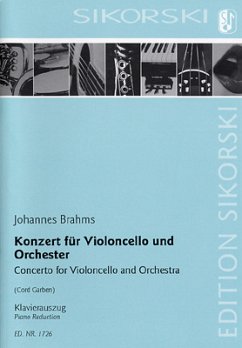 Cover Konzert für Violoncello und Orchester Klavierauszug Garben, Cord, Ed