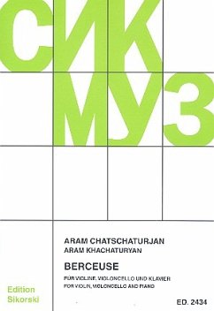 Cover Berceuse für Violine, Violoncello und Klavier Stimmen