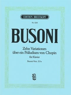 Cover 10 Variationen über ein Präludium von Chopin für Klavier