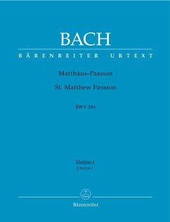 Cover Matthäus-Passion BWV244 Chorus 1 Violine 1
