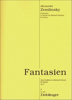 Fantasien über Gedichte von Richard Dehmel op.9 für Klavier