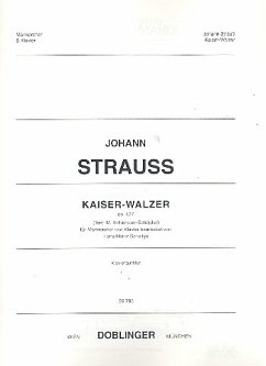 Kaiser-Walzer op.437 für Männerchor und Klavier Partitur