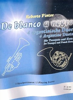 Cover De blanco a negro für Trompete und Horn 2 Spielpartituren