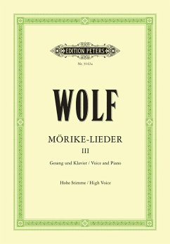 Mörike-Lieder Band 3 für hohe Singstimme und Klavier (dt/en)