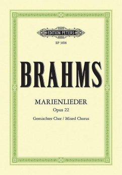 Marienlieder für 4-stimmigen gemischten Chor op. 22 - Brahms, Johannes