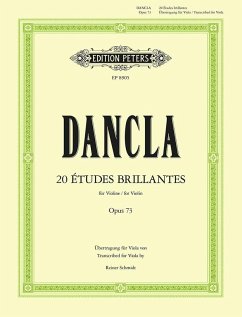Cover 20 Etudes brillantes (Viola), Op. 73
