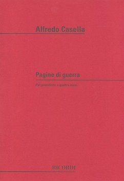 Cover Pagine di guerra per pianoforte a 4 mani