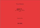 About per violino, viola e chitarra partitura e parti (1979) About per violino, viola e chitarra partitura e parti (1979)