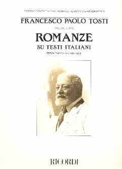 Cover Romanze su testi italiani vol.3 (1891-1904) per canto e pianoforte
