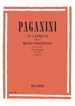 14 capricci dall'op.1 per clarinetto