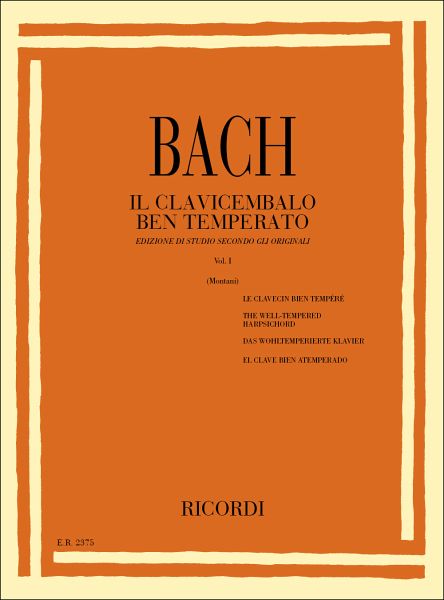 Il clavicembalo ben temperato vol.1 per pianoforte Il clavicembalo ben temperato vol.1 per pianoforte