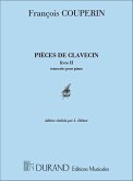 Pičces de clavecin livre 2 ordres 6-12 pour piano