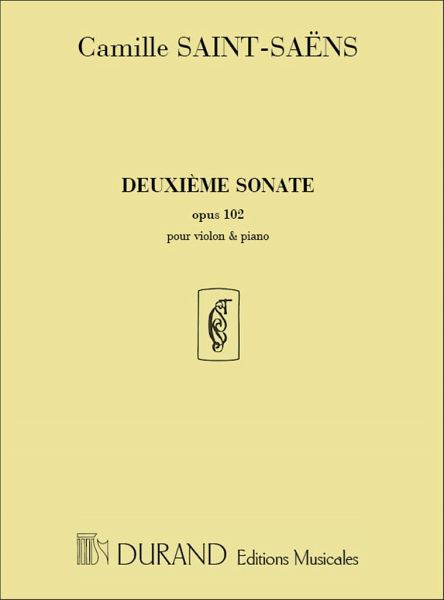 Sonate mi bemol majeur op.102,2 pour violon et piano