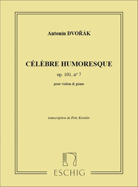 Célčbre Humoresque op.101 no.7 pour violon et piano