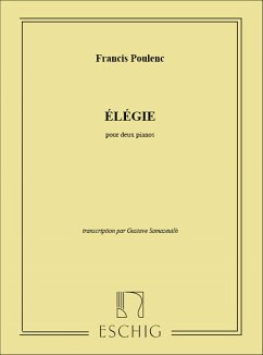 Cover Elegie pour 2 pianos Partitur