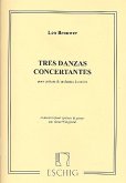 3 danzas concertantes pour guitare et orchestre a cordes pour guitare et piano