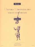 Oeuvres originales des 17e et 18e siecles pour flute et basse