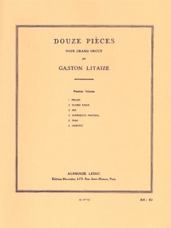 Cover 12 pičces vol.1 (nos.1-6) pour orgue