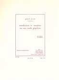 Introduction et variations sur une ronde populaire pour 4 saxophones partition et 4 parties