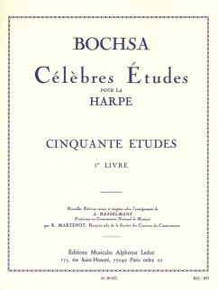 Cover Célčbre études vol,1 pour la harpe