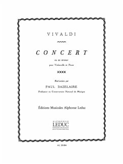 Cover Concert mi mineur pour violoncelle et piano