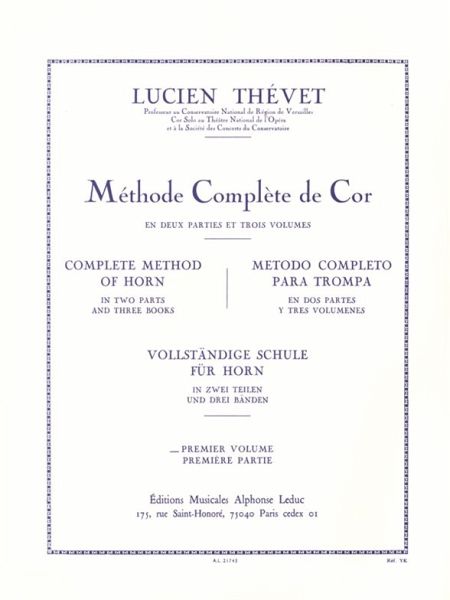 Méthode complete de cor vol.1 partie no.1 Méthode complete de cor vol.1 partie no.1