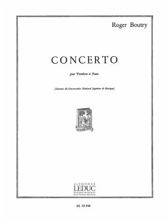 Cover BOUTRY CONCERTO TROMBONE ET PIANO