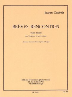 Cover CASTEREDE BREVES RENCONTRES TROMPETTE UT OU SIB ET PIANO