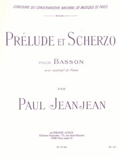Cover Prélude et Scherzo pour basson et piano