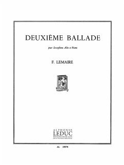 Cover BALLADE NO.2 POUR SAXOPHONE ALTO PIANO